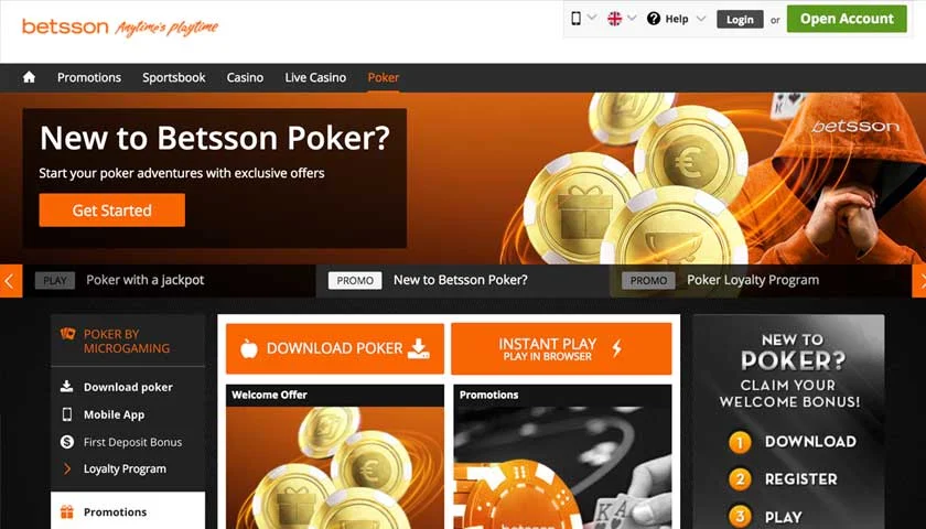 Betsson Képernyőkép 2